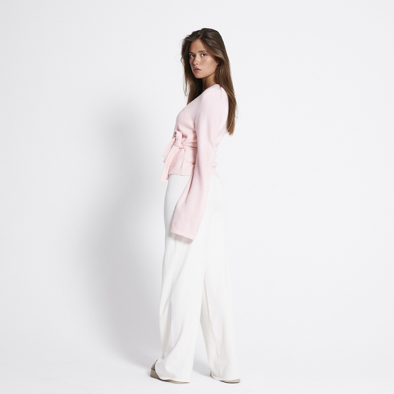 Wrap knit cardigan" Willow"
